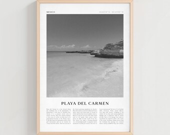 Playa del Carmen Travel Poster, Playa del Carmen Vintage Print, Playa del Carmen Wall Art, Mexico  Retro Art, Playa del Carmen Gift | NA194