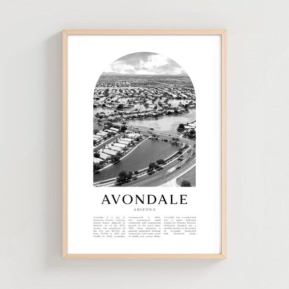 Avondale Travel Poster, Avondale Print, Avondale Wall Art, Travel