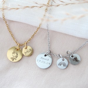 Necklace Children - Necklace with engraving - Name necklace - Gift for child - Birthday gifts