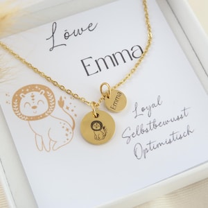 Kindersterrenbeeldketting - ketting met gravure - naamketting - gepersonaliseerde wenskaart - cadeau voor kind - verjaardagscadeau