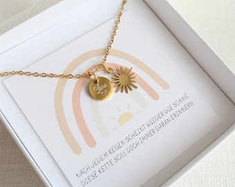 Gepersonaliseerde naamketting voor communie, bevestiging, schoolinschrijving, gewenste gravure, gepersonaliseerd cadeau, geluksbrenger, diamantgravure