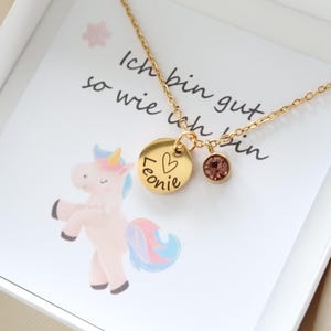 Personalisierte Kette mit Namensgravur - Mutmacher Kette - Edelstahlkette - personalisiertes Geschenk