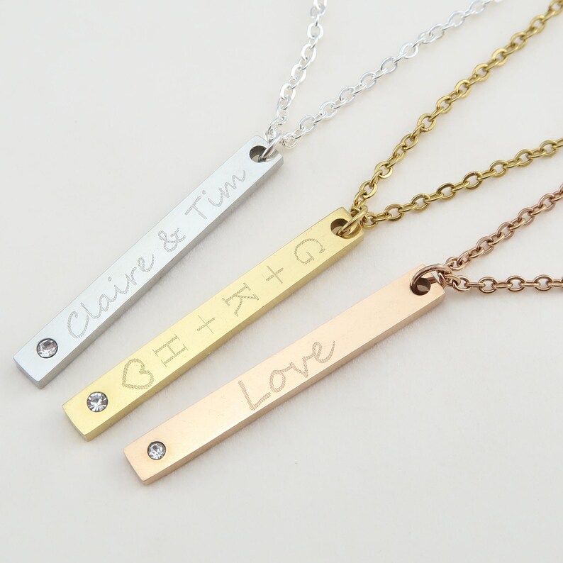 Name chain letter chain chain name chain name kids chain Etsy