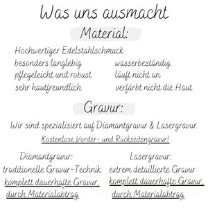 Personalisierte Namenskette zur Kommunion, Konfirmation, Einschulung, Wunschgravur, personalisiertes Geschenk, Glücksbringer, Diamantgravur Bild 9