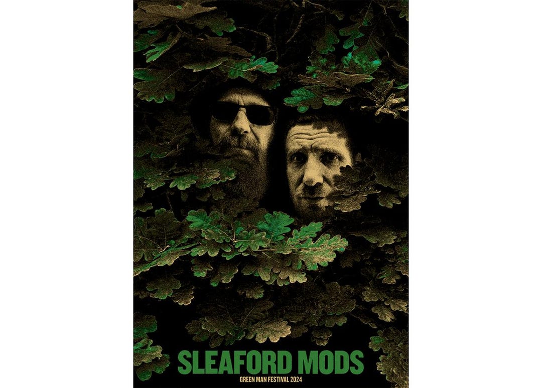 Sleaford Mods Green Man Festival 2024 Etsy Denmark