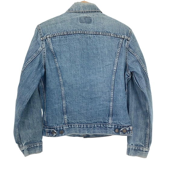 Vintage Levis Denim Trucker Jacket Womens 8 Blue Jean 70506-0217