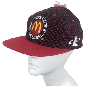 Vtg Racing Hat Bill Elliot 94 McDonalds Racing Team New Deadstock Logo Athletic