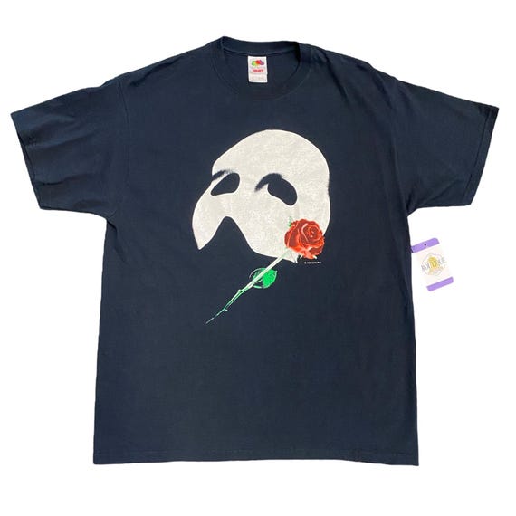 Vtg 80s Phantom of the Opera Glow in the Dark XL Tshi… - Gem