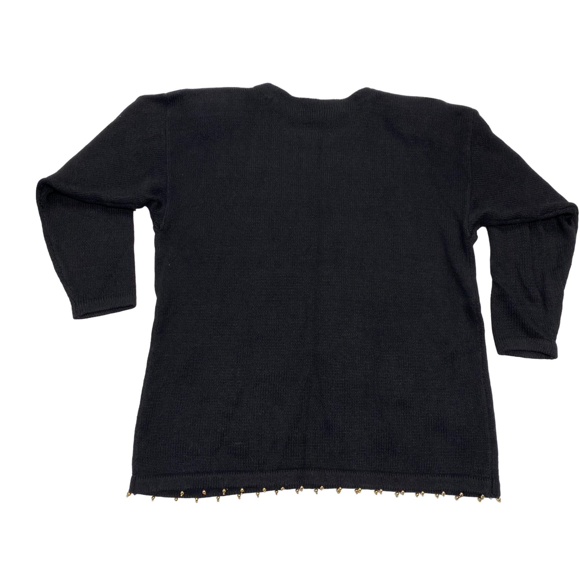 Cardigan Femme Victoria Jones Taille 1X (plus) - Fermeture Zip Devant Noir - Occasion Excellent état