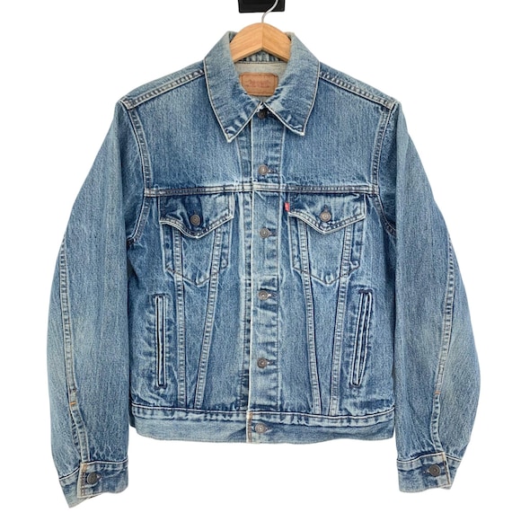 Vintage Levis Denim Trucker Jacket Womens 8 Blue Jean 70506-0217