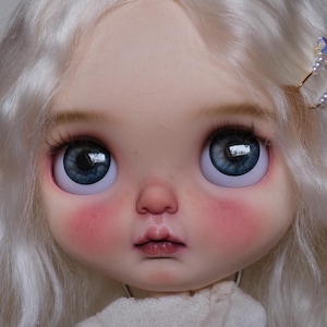 14mm Glass Eyechips for Blythe Dolls | Thin Transparent Handmade Doll Eyes | Easy to Install Custom Eye Chips