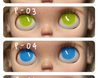 Blythe doll glass eyechips pure colored