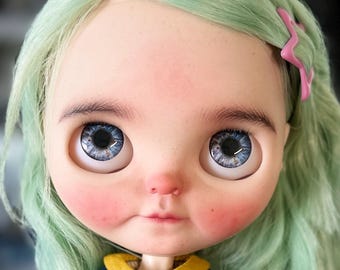 Blythe Eye Chips Blank Transparent 14mm Doll BJD Glass Eyechips