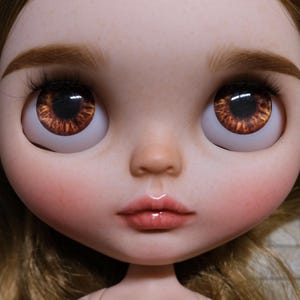 Blythe doll en verre avec effet scintillant J J6
