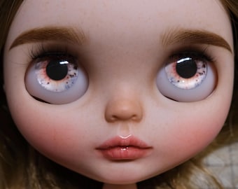 blythe doll glass eyechips glass with shimmer J