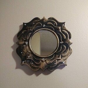 Antieke look decoratieve accentspiegel badkamer wanddecoratie kantoor wanddecoratie