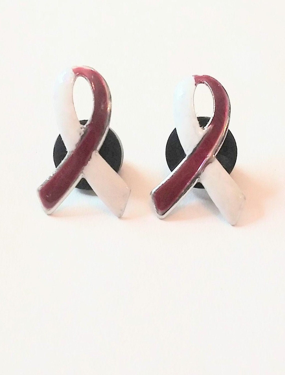 Cancer Awareness Ribbon Lapel Pin Throat Cancer Awareness Etsy UK