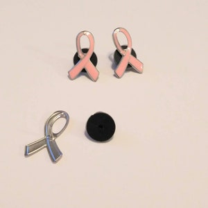 Breast Cancer Awareness Ribbon Pins Cancer Ribbon Lapel Pin Breast Cancer Awareness Ribbon Lapel Pin