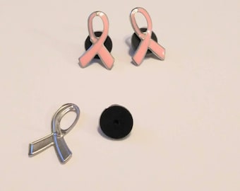 Breast Cancer Awareness Ribbon Pins Cancer Ribbon Lapel Pin Breast Cancer Awareness Ribbon Lapel Pin
