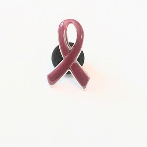 Red Awareness Ribbon Pins Heart Disease Awareness Ribbon Lapel Pin Brooch
