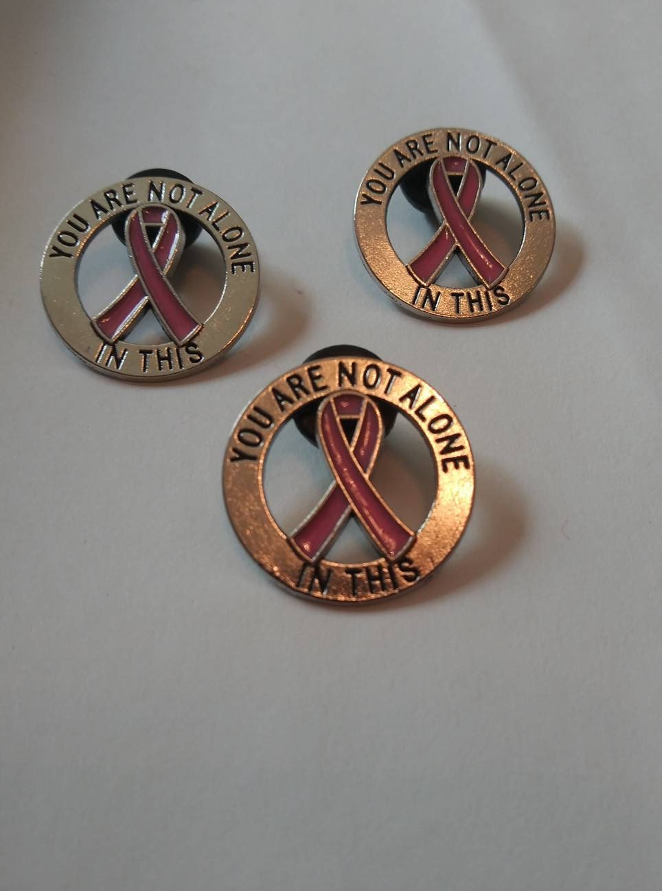 Spilla Acrilica Con Nastro Di Consapevolezza Verde / Spilla - Foto 9