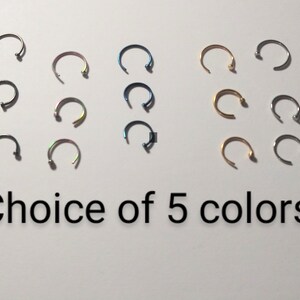 Body Piercing Jewelry Nose Eye Brow Lip Cartilage  3 piece set