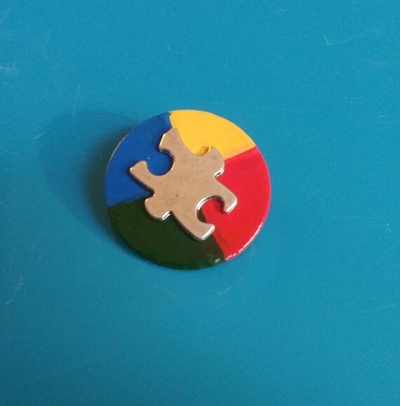 Autismus Bewusstsein Puzzle Emaille Pin Anstecknaln Für Rucksäcke Broschen Metall Brosche Für Kleidung Moschmuck Geschenke Für Freun