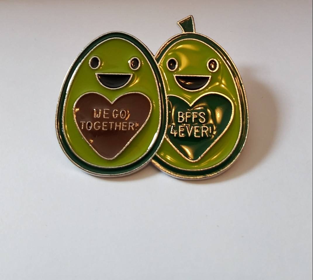 BFF Pin Large Lapel Pin Best Friend Forever Bff's Makes a - Etsy