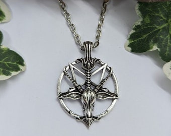 666 Pendent and Chain Emo Goth Cool Fashion Rock Tattoo 