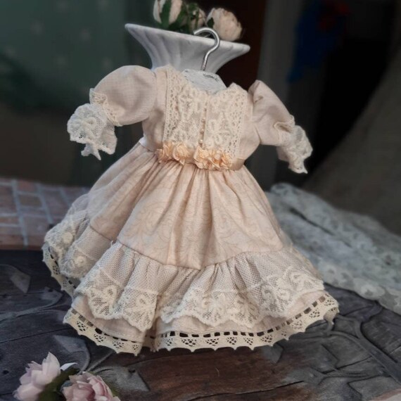 doll 10 inch vintag dress outfit for dolls Boneka doll dress Dianna Effner doll 10 inch vintag dress outfit for dolls Boneka doll dress Dianna Effner