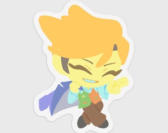 FLOWERY Clear Stickers (5 PER SET)