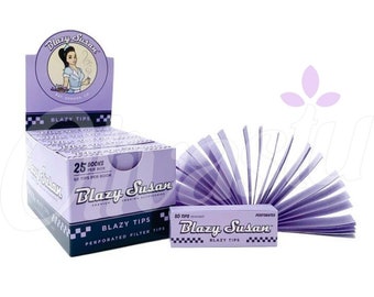 Filtro perforato Blazy Susan Purple Tips per pacchetti di libri di cartine