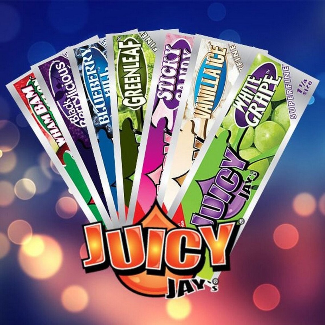 Juicy Jay 1 1/4 Superfine Premium Flavoured Rolling Papers Raw Etsy UK