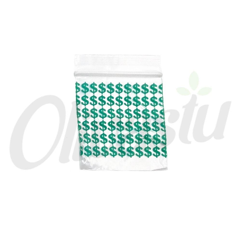5 X 5cm Dollar Small Clear Plastic Bags Baggy Grip Self Seal Etsy