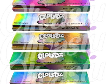 Cloudz Papers King Size Slim - Papier avec embouts