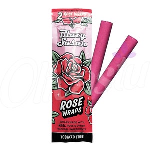 Blazy Susan Rose Wraps / Pink Wraps - 2 Per Pack