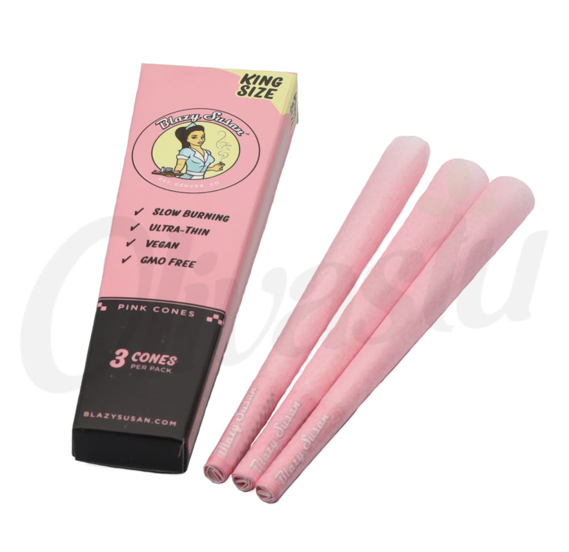 Blazy Susan Pink PreRolled Cones Pocket Rolling Papers Etsy