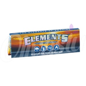 Elements 1 1/4 Rice Rolling Paper Slow Burn Ultra Thin