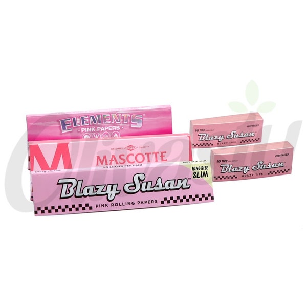 The Pink Paper Set Elements Mascotte Blazy Susan Tips Gift Set Pack Bundle