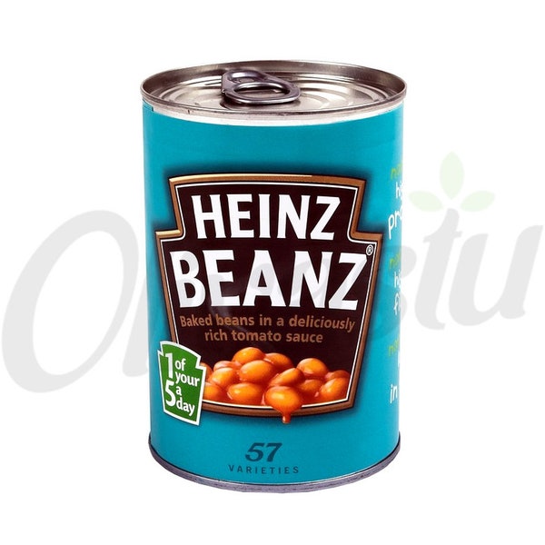 Sterling Heinz Baked Beanz Diversion Safe Secret Stash Can Compartimento de almacenamiento oculto