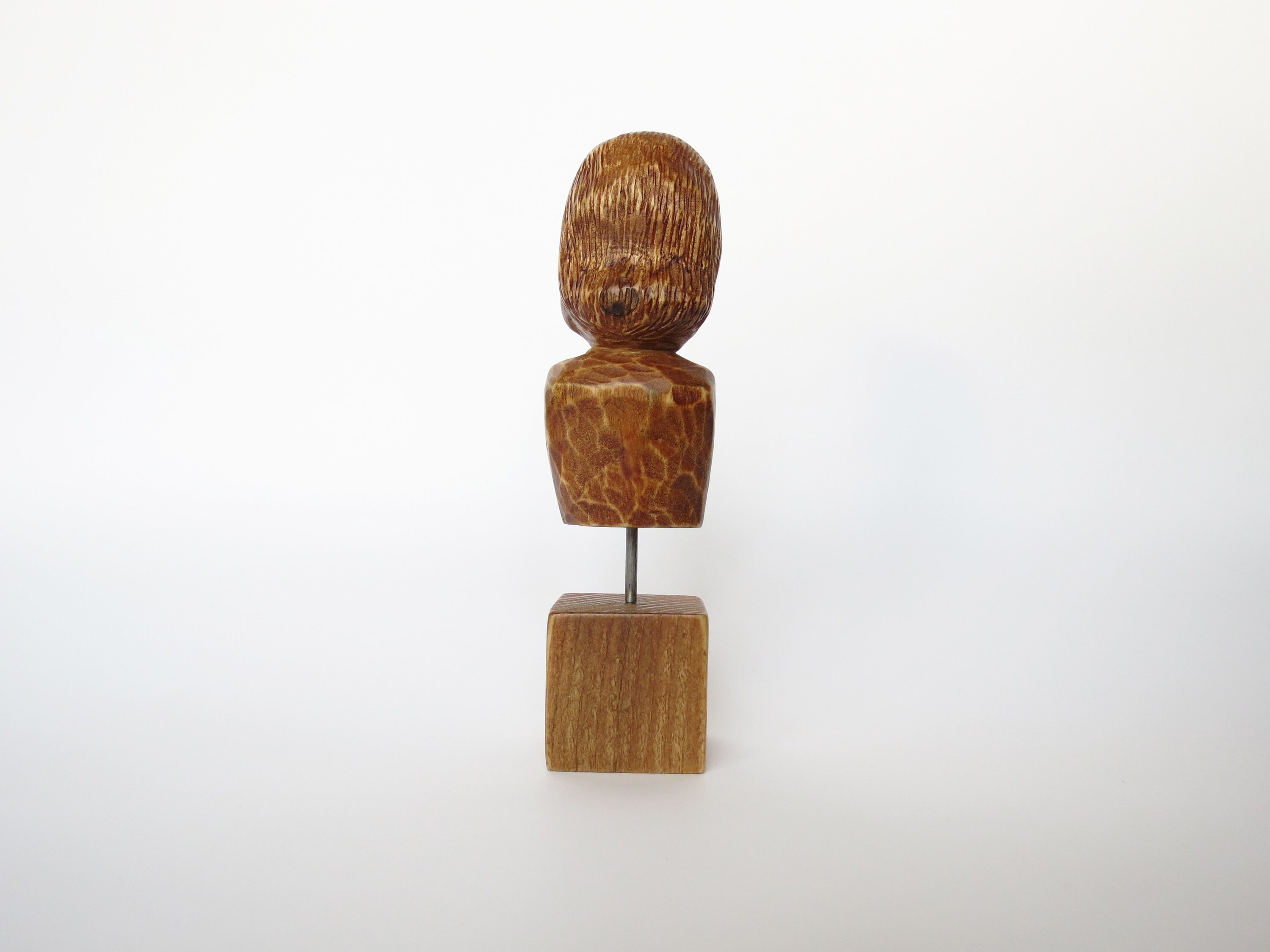 Wooden statuetable statuettewooden figurine man Etsy