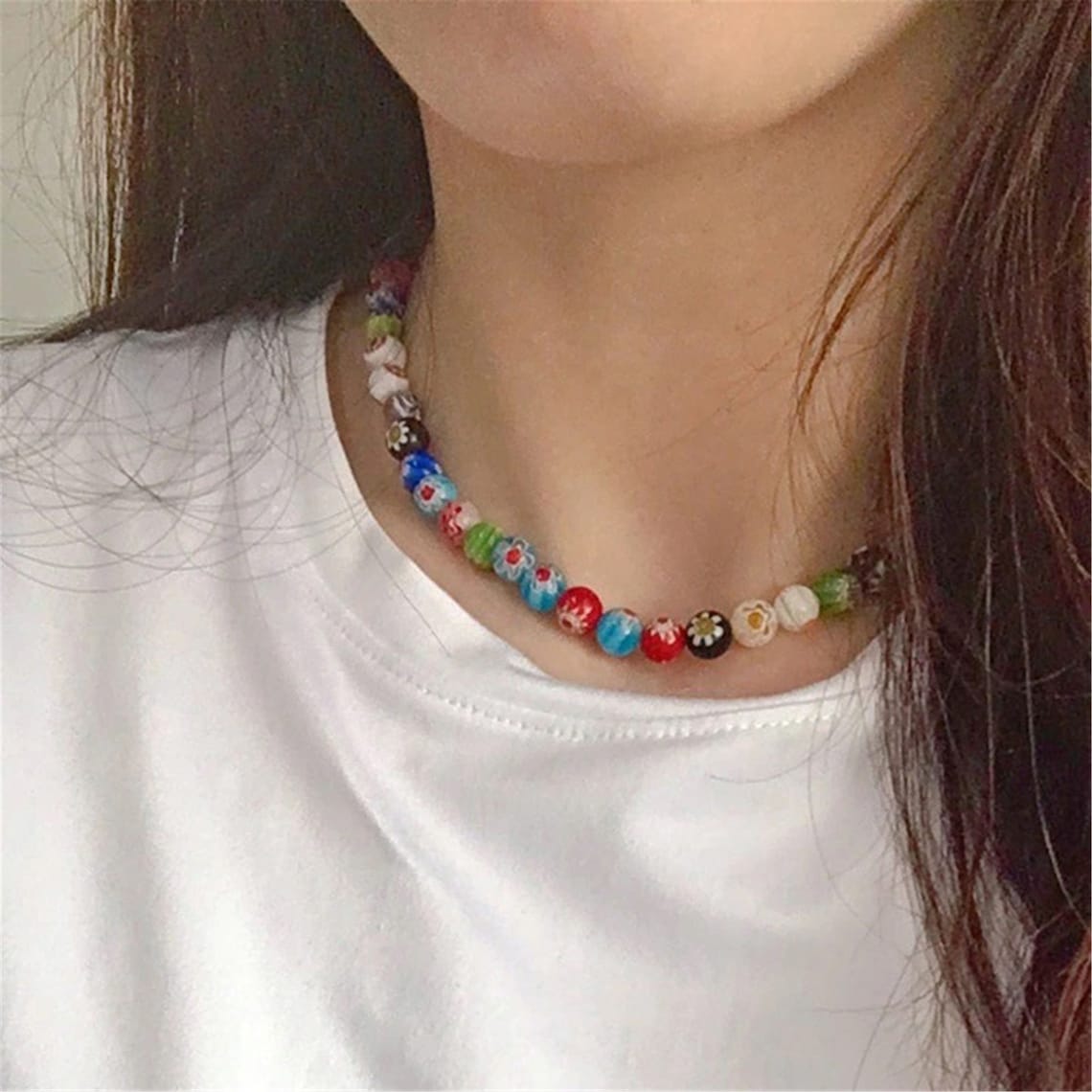 korean bead necklace
