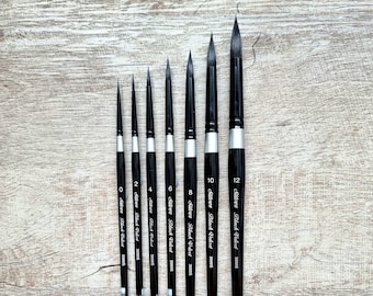 Black Velvet Silver Brush - Round - 3000S - Watercolor Brush