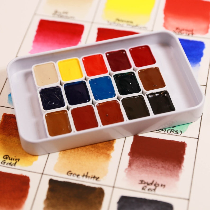 Jane Blundell The Ultimate Mixing Palette Daniel Smith Etsy España