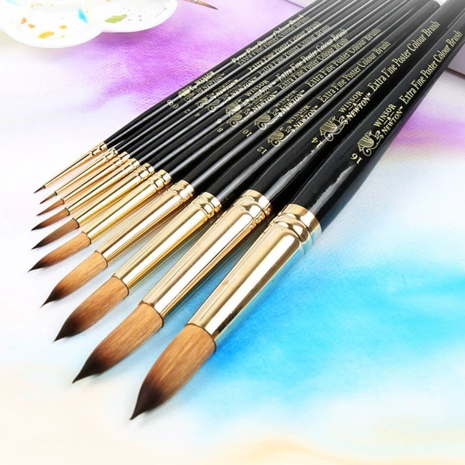 Winsor & Newton Nylon Watercolor Brush Etsy UK