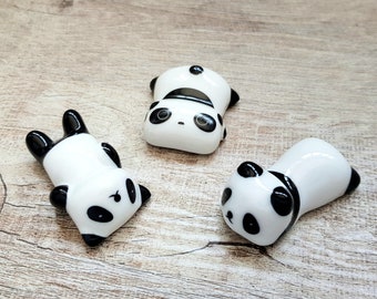 Paint Brush Rest Calligraphy Rest Brush Chopstick Holder Porcelain Cute Panda