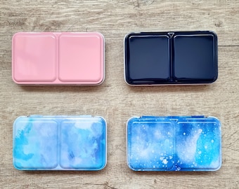 Watercolor Palette - Travel Palette - Gouache Palette - Paint Palette - New Colors - Empty Palette - Portable Palette - Urban Sketching