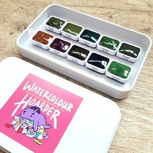 スーパーグラニュレーティング新水彩絵具10色セット - 森林とツンドラシリーズ