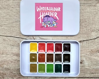 Schmincke Horadam Super Granulating Watercolour Paint Set - Volcano, Desert and Shire
