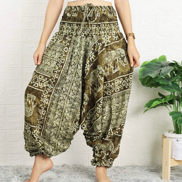 Pantalon Harem // Pantalon Hippie // Pantalon Éléphant // Pantalon Boho // Pantalon Yoga // Paon // Unisexe // Femme // Homme